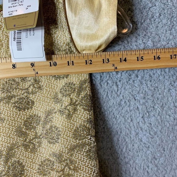 Podja Creations Dress‎ Gown Girls Size 24 India Inspired Party Formal Lined NWT - Picture 8 of 12